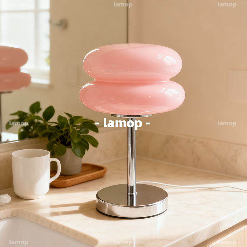 Decor Lighting Lamps - 크림 레트로 침대 옆 테이블 램프