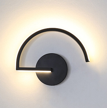 Decor Lighting Lamps - 현대적인 북유럽 LED 벽등, 미니멀리스트 블랙