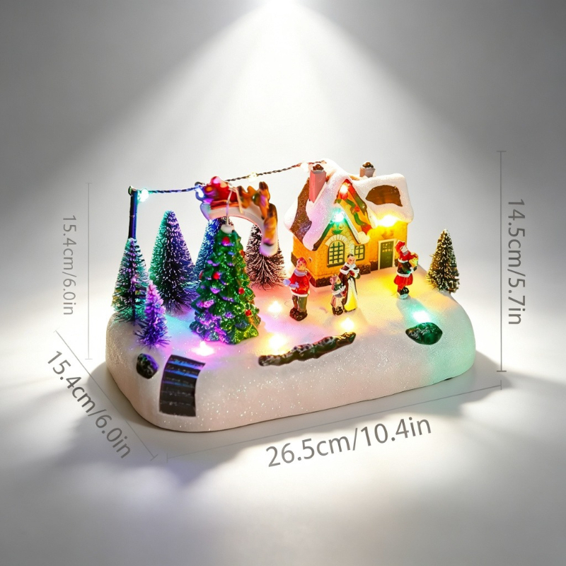 Up Lighting Decor - 뮤지컬 크리스마스 기차 장식, 산타 선물이