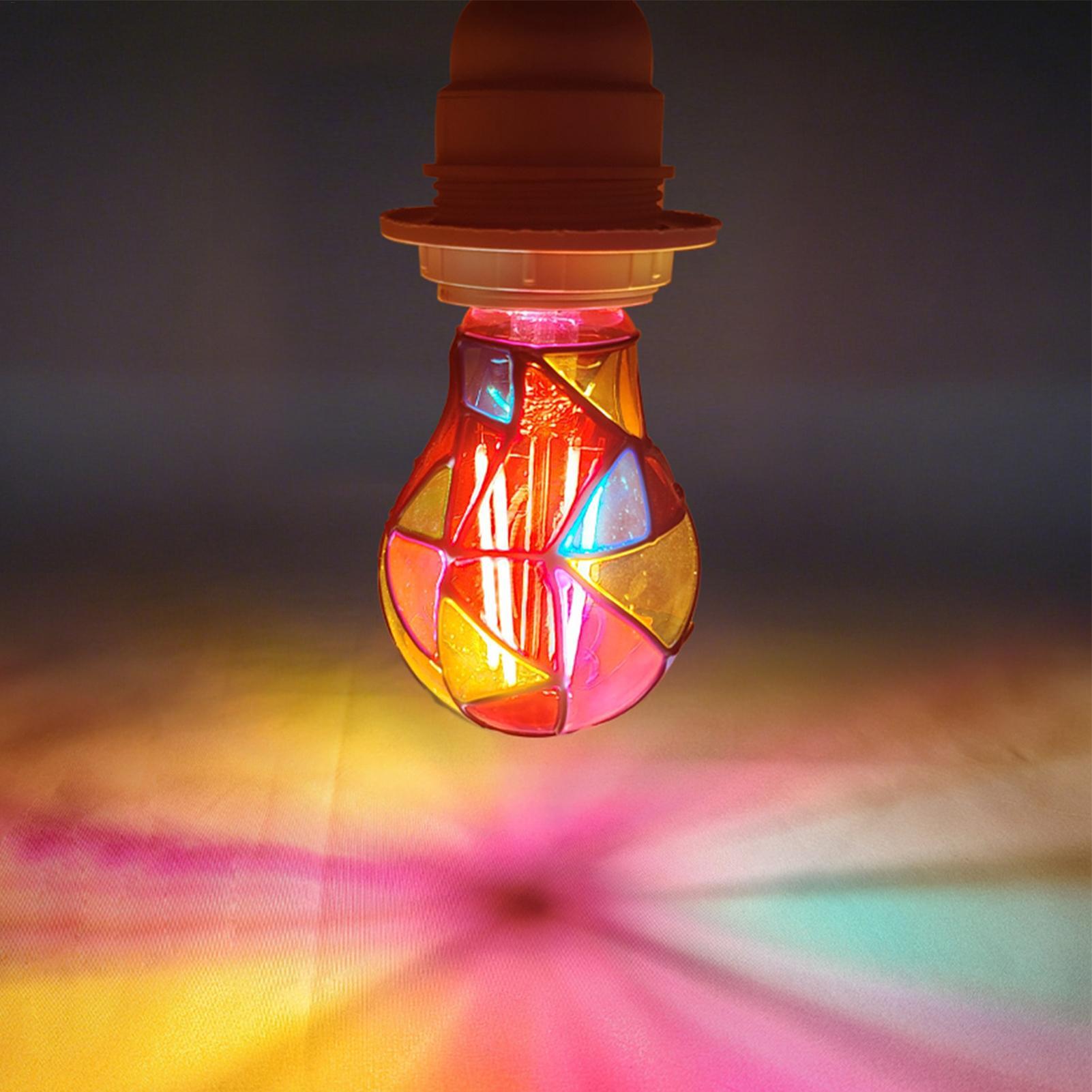 Lighting Christmas Decor - 장식용 전구, E27 소켓, A60, 6W,