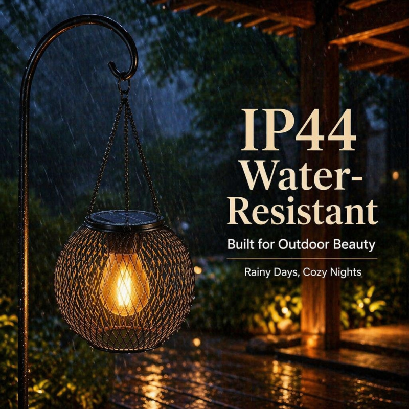 태양열 LED 교수형 플로어 램프 야외 속이 빈 조명  - Lighting Decoration Ideas 리뷰 및 가격