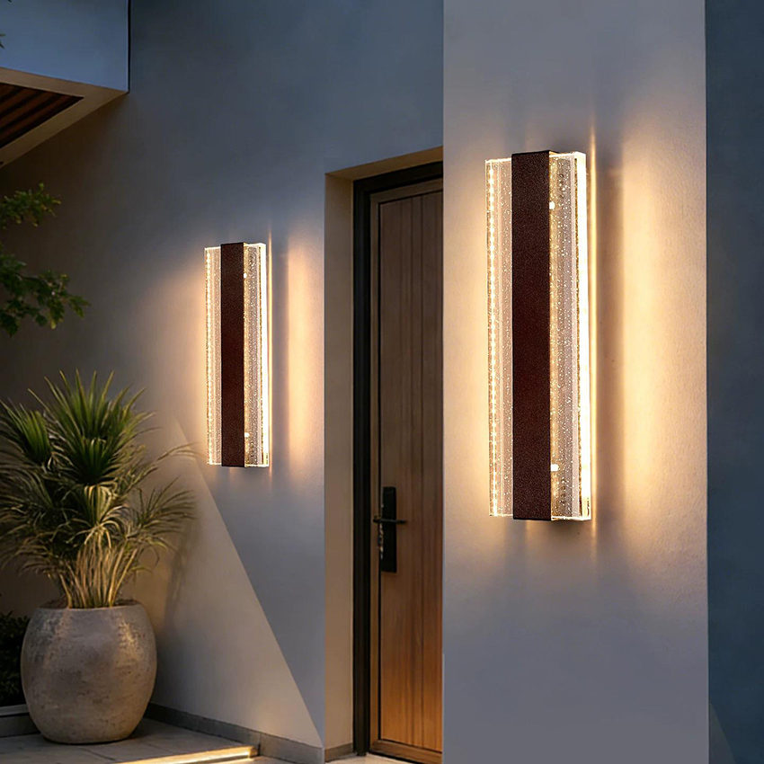 실외용 고급스러운 디자인의 크리스탈 장식 긴 스트립 벽 - Decor Lighting Cy 리뷰 및 가격