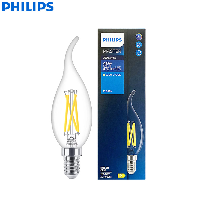 필립스 마스터 LED 캔들 E14 필라멘트 전구 3.4 - Philips Bulb Led Classic 리뷰 및 가격