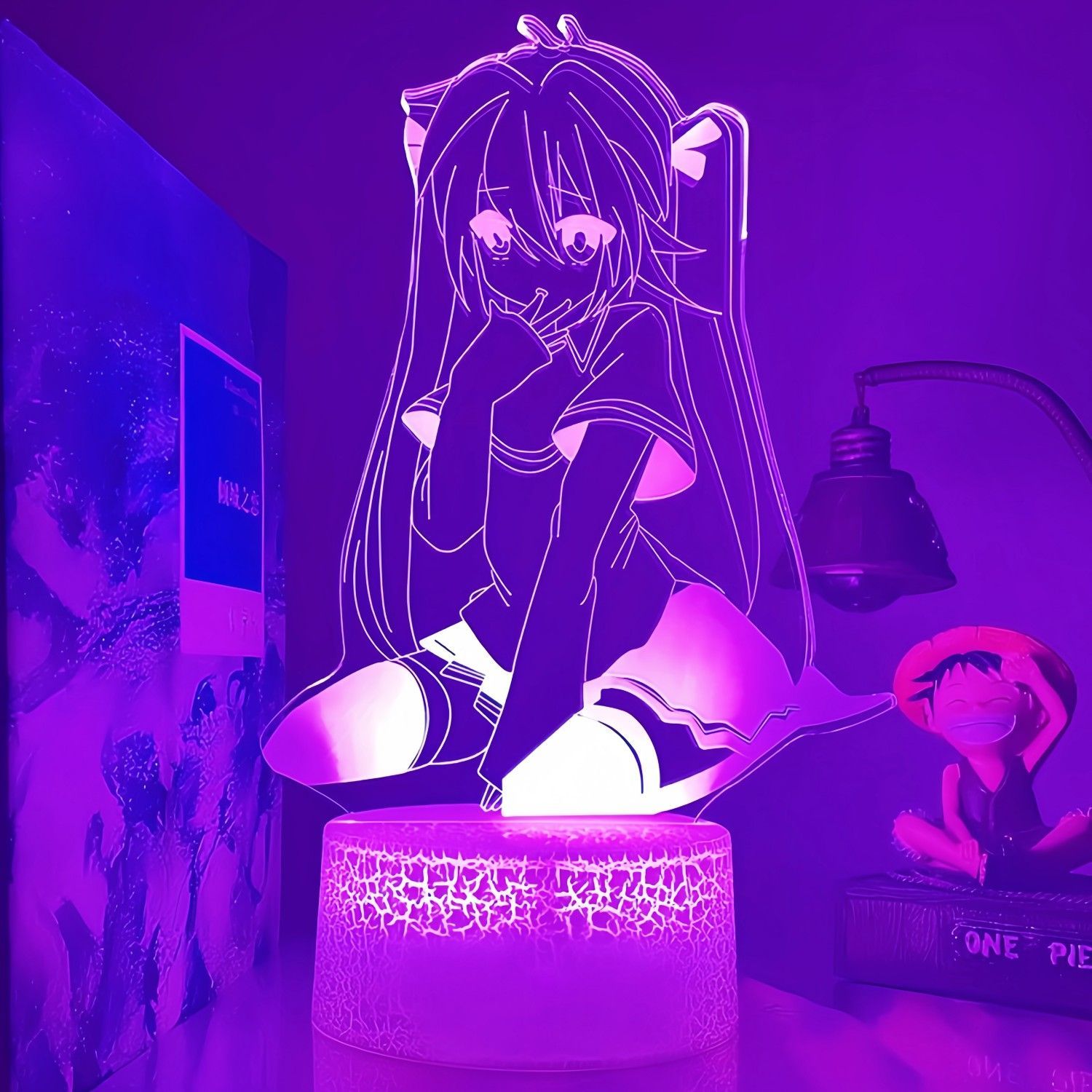 애니메이션 주변기기 하츠네 미쿠 피규어 LED 무드등  - Lighting Decoration Ideas 리뷰 및 가격
