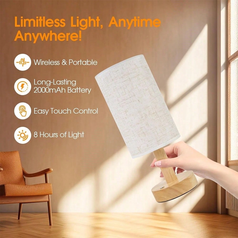 현대적인 북유럽 스타일의 나무와 천 소재로 제작된 장식 - Decor Lighting Lamps 리뷰 및 가격