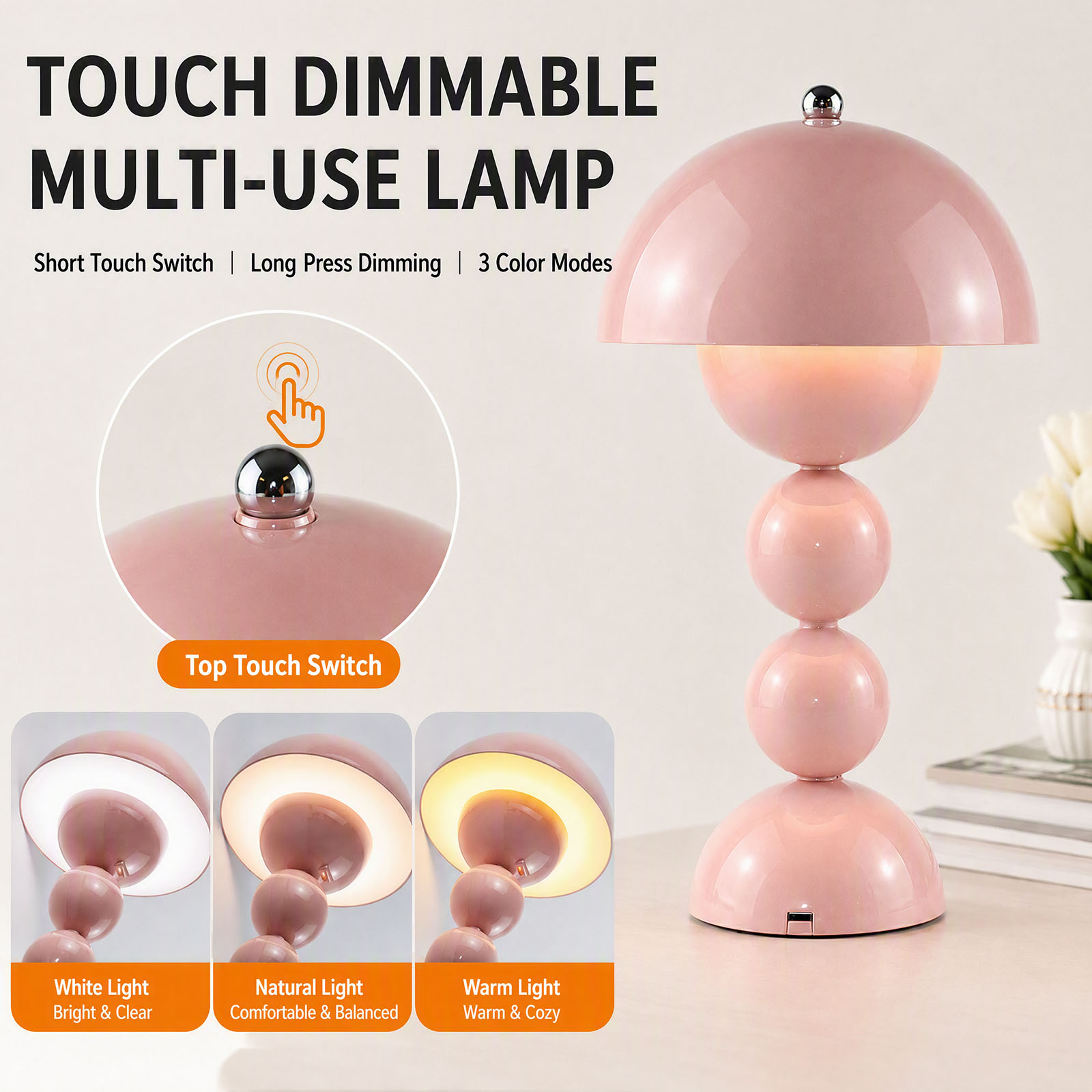 USB 버섯 모양 LED 테이블 램프, 3가지 색상 모 - Decor Lighting Lamps 리뷰 및 가격