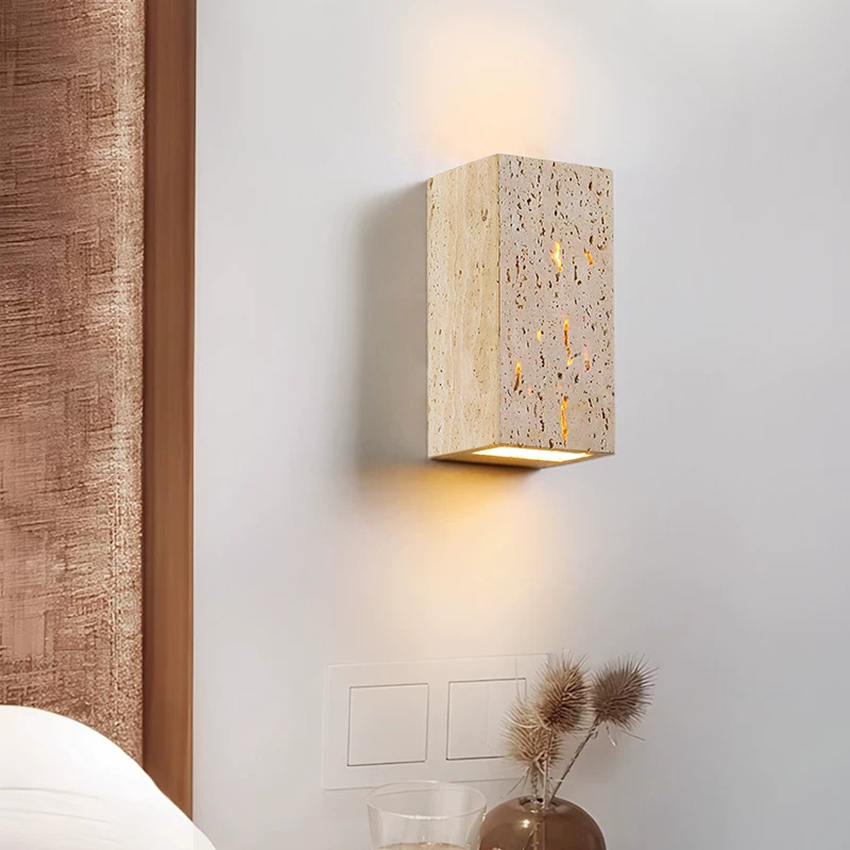 옐로우 케이브 스톤 벽등 야외용 3500K 220V 거 - Decor Lighting Cy 리뷰 및 가격