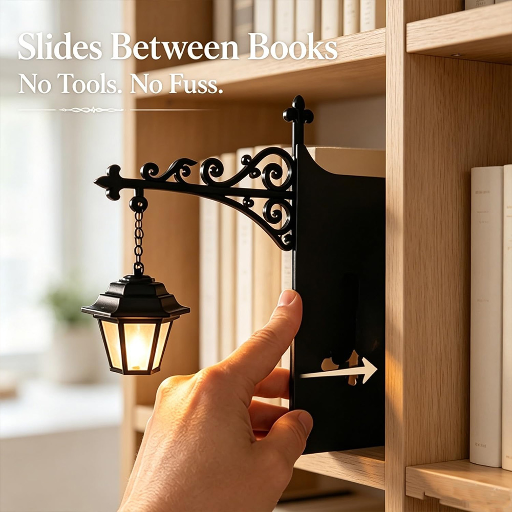도서관 랜턴 장식용 책장 조명 레트로 도서관 랜턴 책장 - Decor Lighting Lamps 리뷰 및 가격
