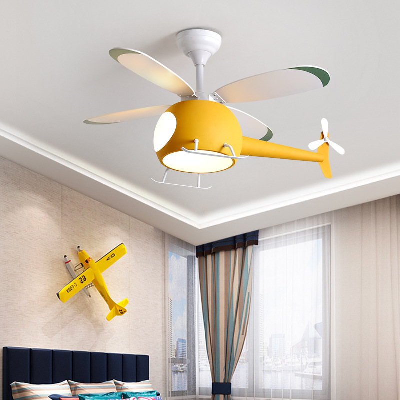 현대 창조적 인 만화 비행기 팬 라이트 간단한 장식 L - Decor Lighting Lamps 리뷰 및 가격