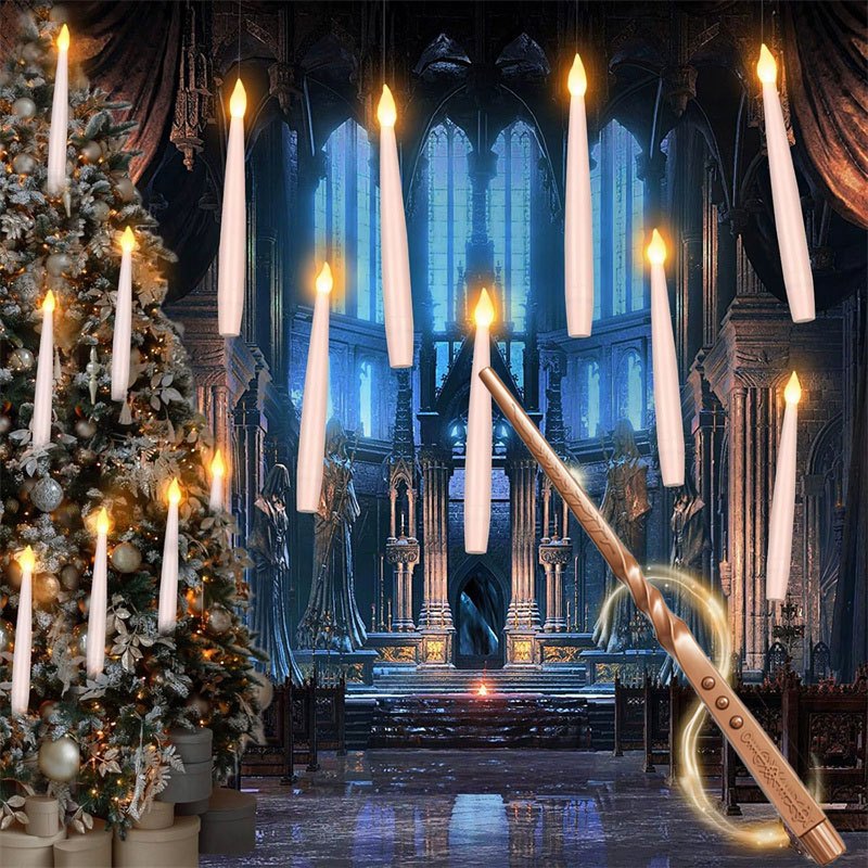마법의 떠다니는 양초(봉 포함), 불꽃 없는 LED 걸 - Lighting Decoration Ideas 리뷰 및 가격