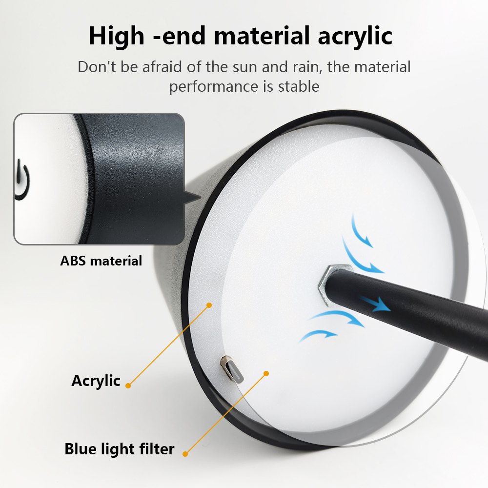LED 충전식 책상 조명 무선 테이블 램프 무단계 디밍 - Decor Lighting Lamps 리뷰 및 가격