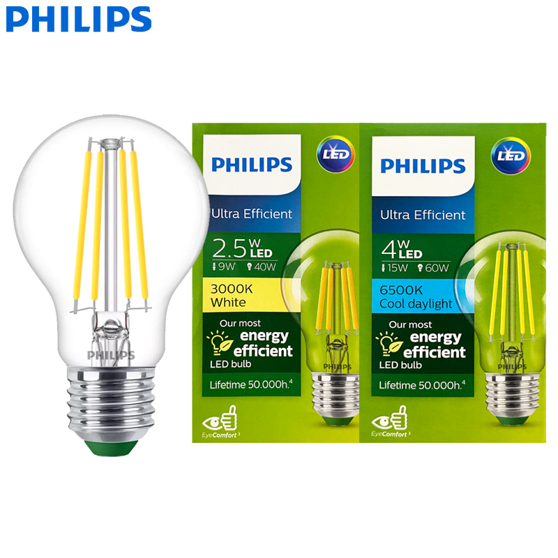필립스 초고효율 LED 필라멘트 전구 투명 A60 E2 - Philips Bulb Led Classic 리뷰 및 가격