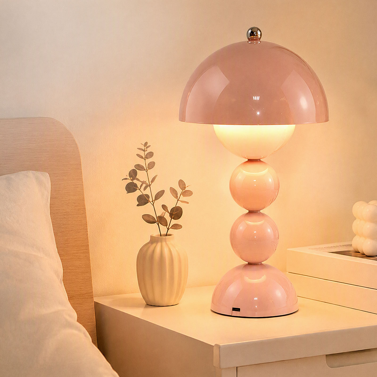 빈티지 스타일의 버섯 모양 테이블 램프, USB LED - Decor Lighting Lamps 리뷰 및 가격