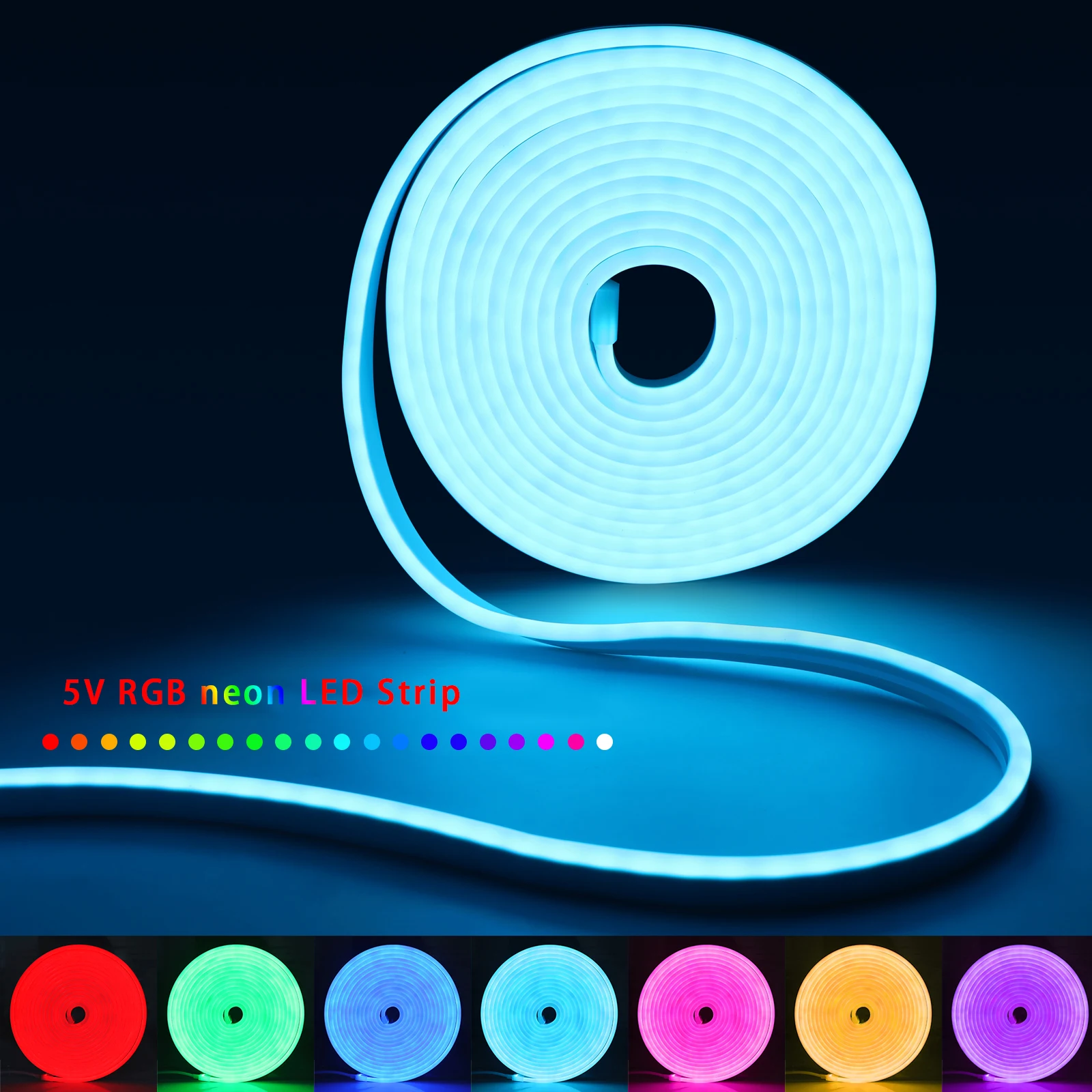 1-5m RGB LED 네온 스트립 라이트 5V USB - Lighting Decoration Ideas 리뷰 및 가격