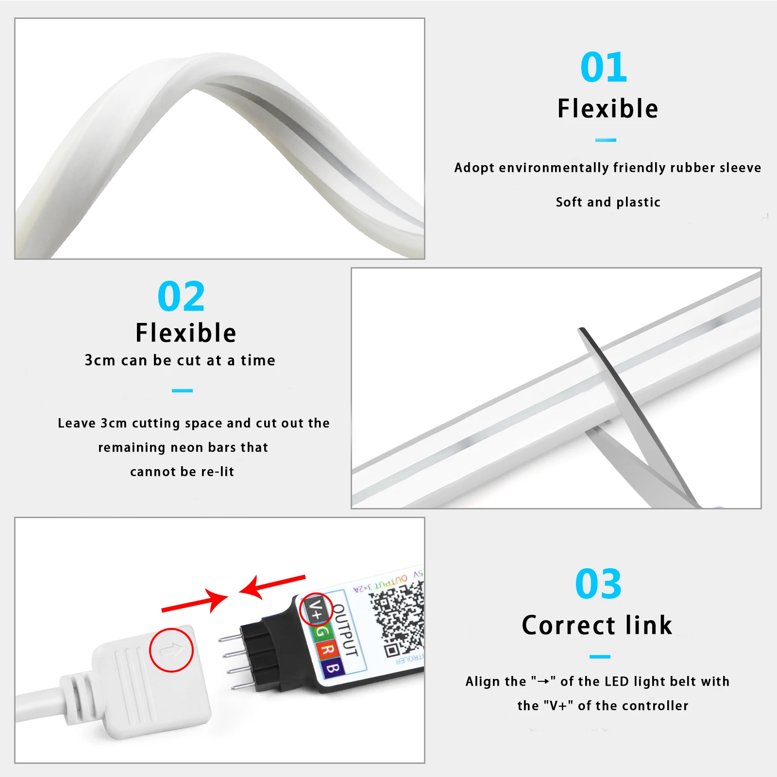 1-5m RGB LED 네온 스트립 라이트 5V USB - Lighting Decoration Ideas 리뷰 및 가격